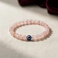 Evil Eye Rose Quartz Protection Band — hero product shot | Salico