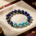 Dhanu Sagittarius Rashi Band lapis turquoise — hero product shot | Salico