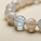 Moonstone and pearl shell texture close-up | Salico