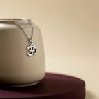 Om Pendant — size and chain detail | Salico