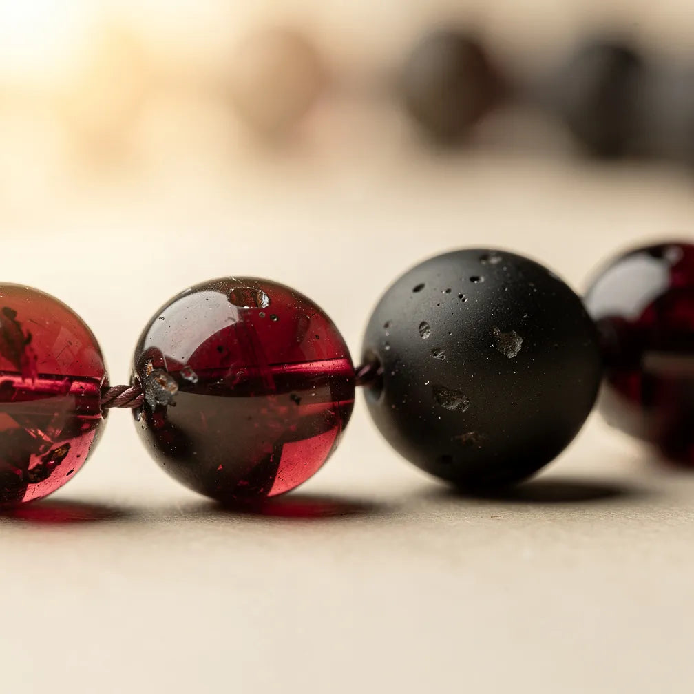 Onyx and garnet texture close-up | Salico