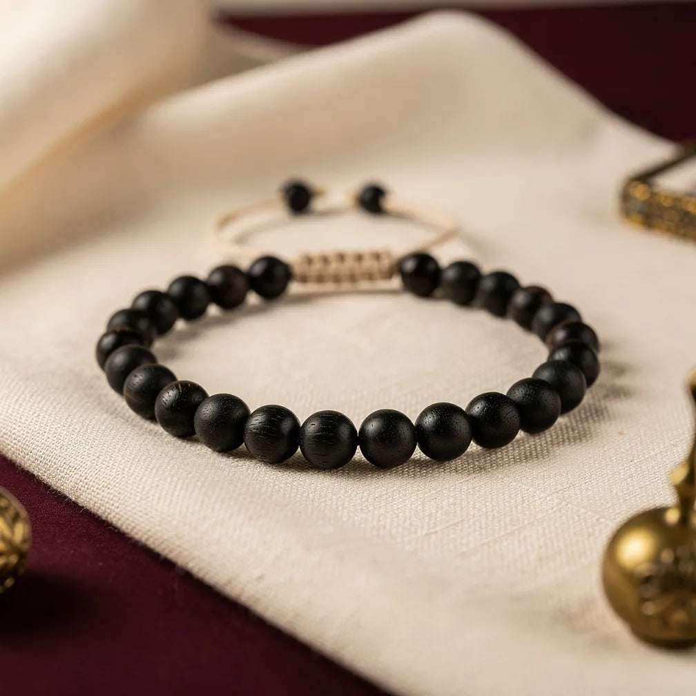 Karungali Thread Bracelet adjustable — hero product shot | Salico