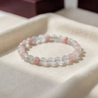 Moonstone Rose Quartz Duo Band — hero product shot | Salico