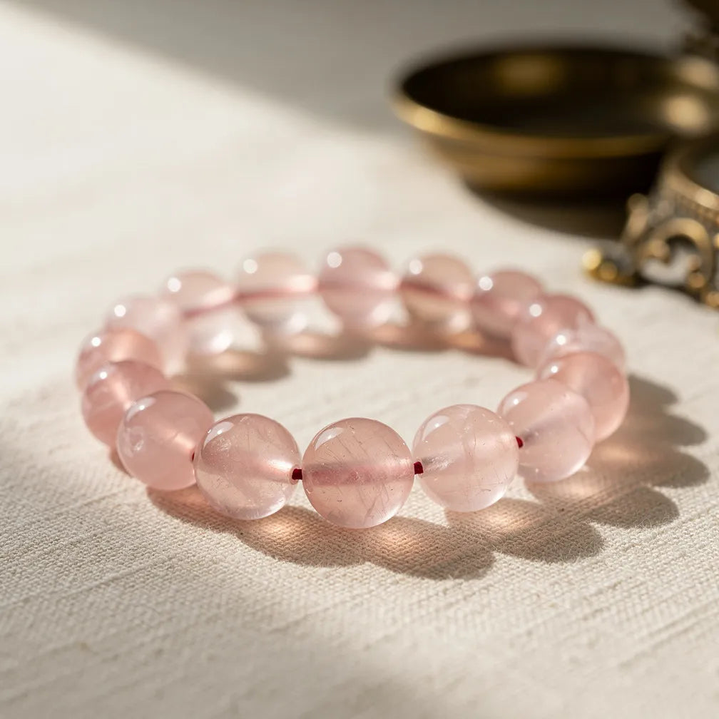 Rose Quartz Band — hero product shot | Salico