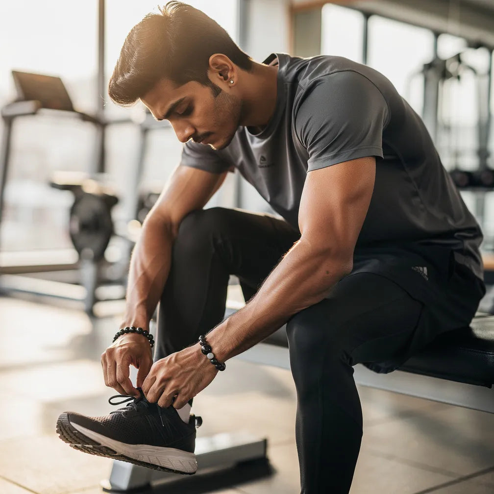 Grounding Band at morning workout — lifestyle | Salico