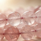Rose quartz translucency close-up | Salico