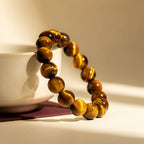 Tiger Eye Band — size and finish detail | Salico