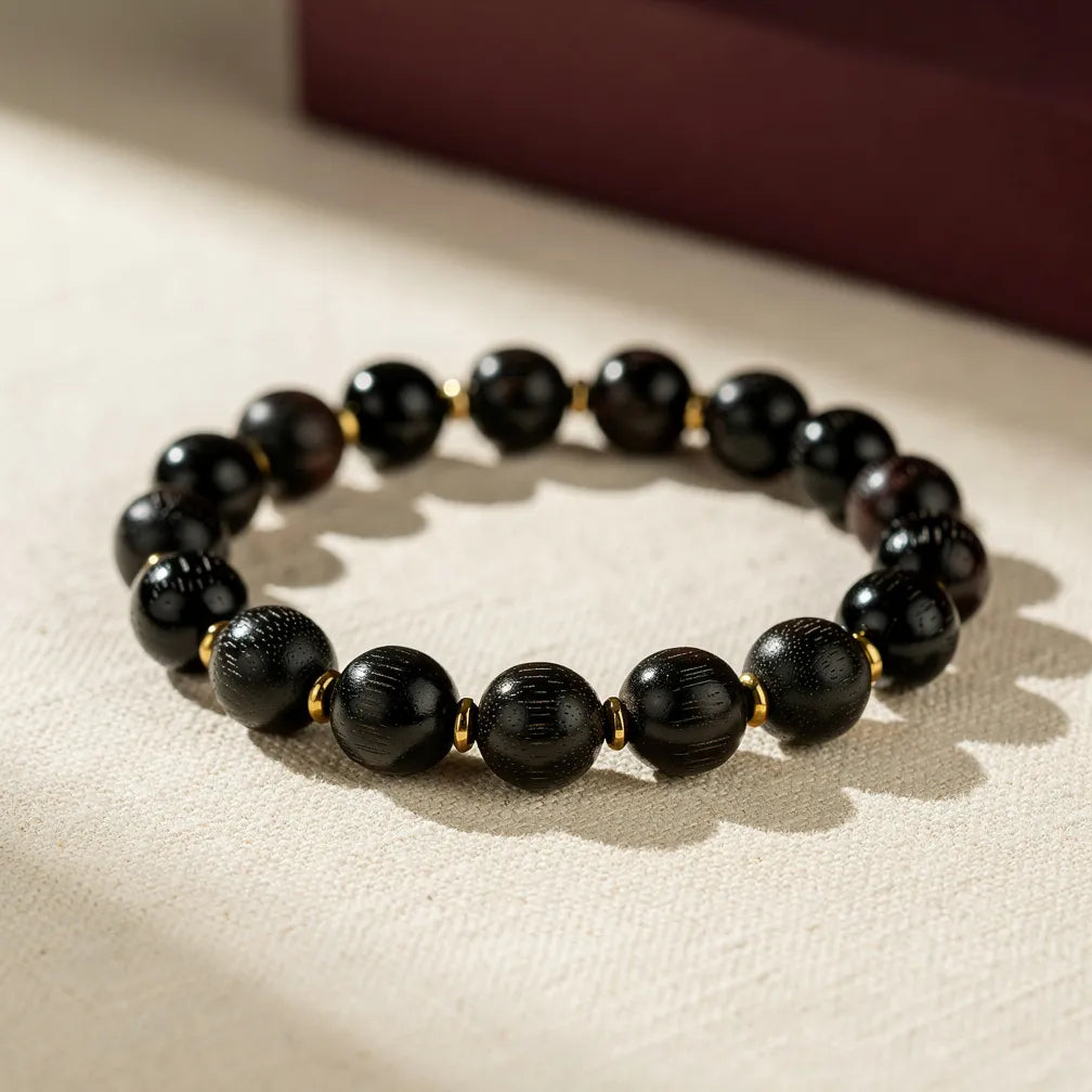 Karungali Golden Accent Band — hero product shot | Salico