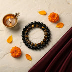 Power Trio with diya and marigold — ritual flat-lay | Salico