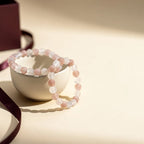 Moonstone Rose Quartz Duo — size and finish detail | Salico