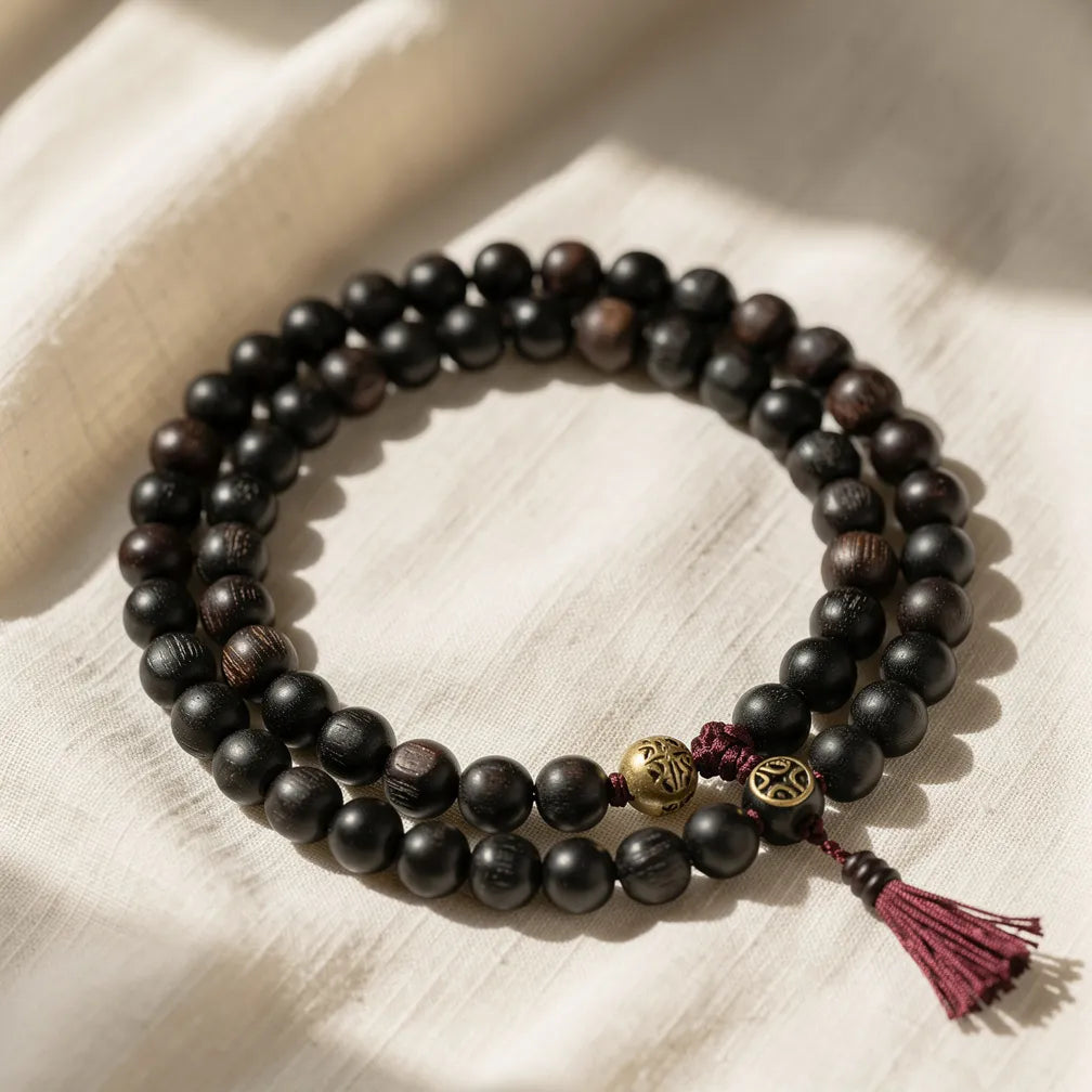 Karungali Mala 108 beads — hero product shot | Salico