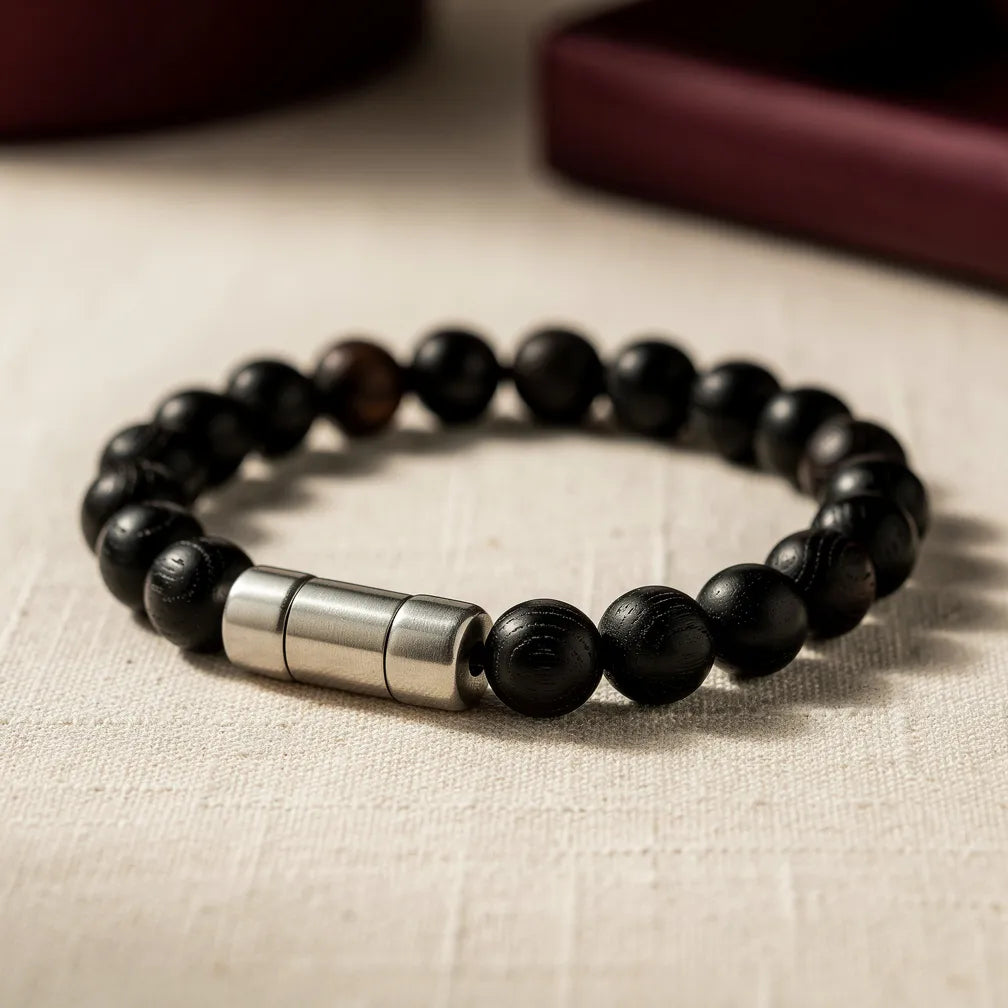 Karungali Silver Kada — hero product shot | Salico