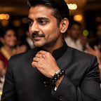 Karungali Silver Kada at an evening event — lifestyle | Salico